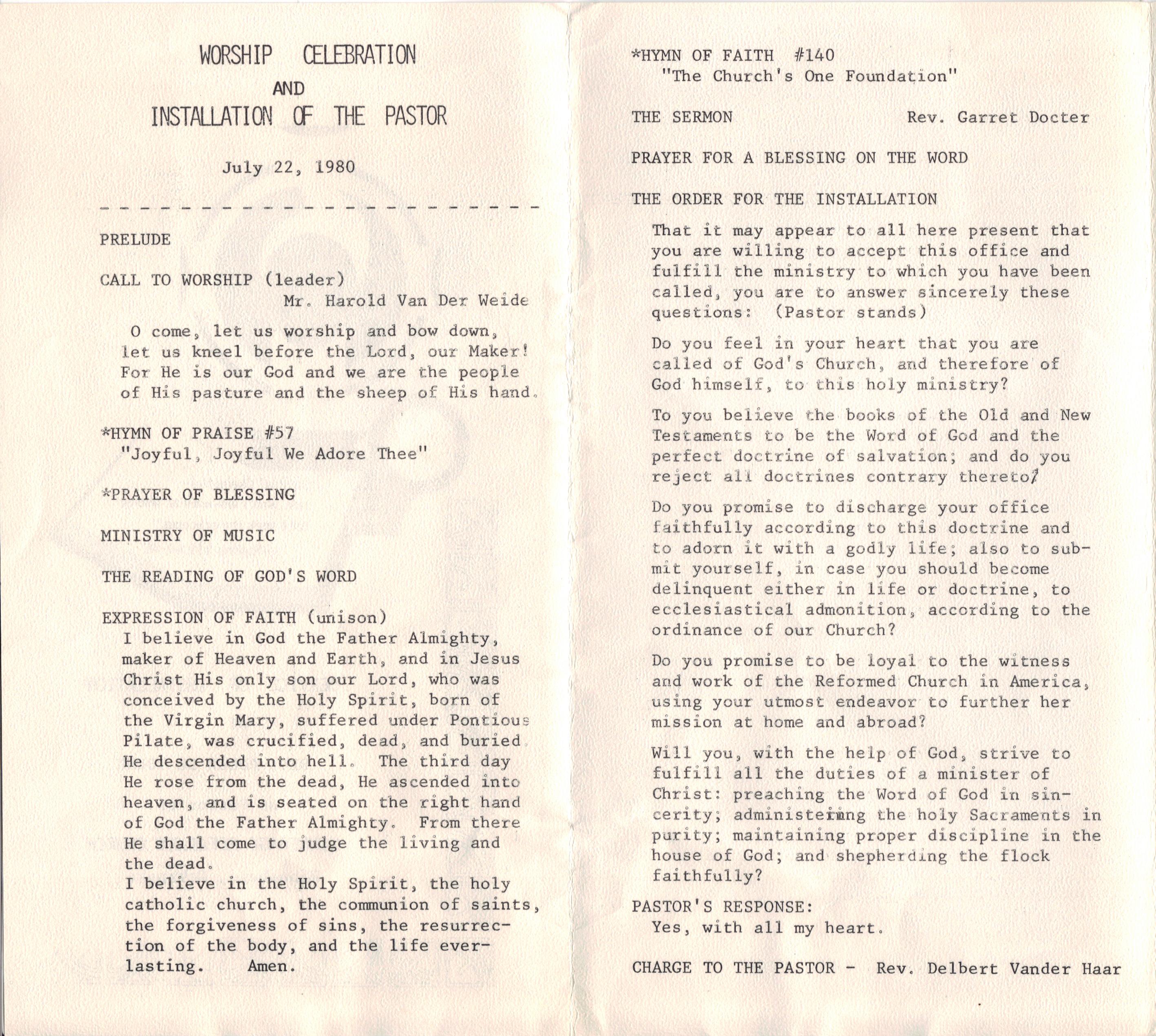 1980: Roger De Young installation (2)